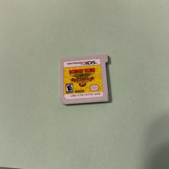 DONKEY KONG COUNTRY RETURNS Nintendo 3DS Video Game - Picture 1 of 4